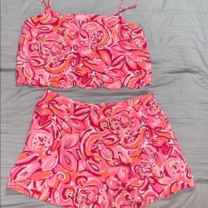 Worn One EUC Lilly Pulitzer 2 piece set size 6